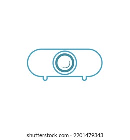 Design-Illustrationsvorlage für Projektionssymbole
