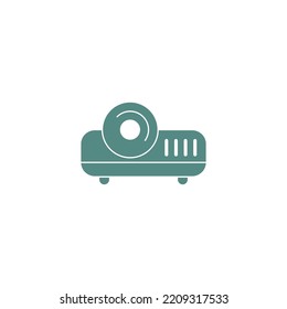 Projector icon design illustration template