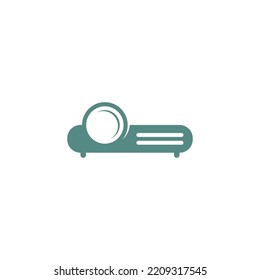 Projector icon design illustration template
