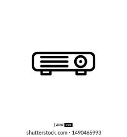 Projector icon, design inspiration vector template for interface and any purpose