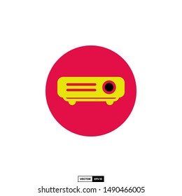 Projector icon, design inspiration vector template for interface and any purpose