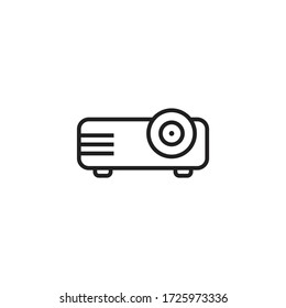 Projector icon design isolated on white background