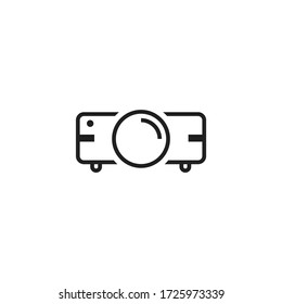 Projector icon design isolated on white background