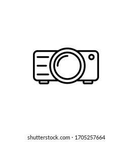 projector icon design template. Trendy style, vector eps 10