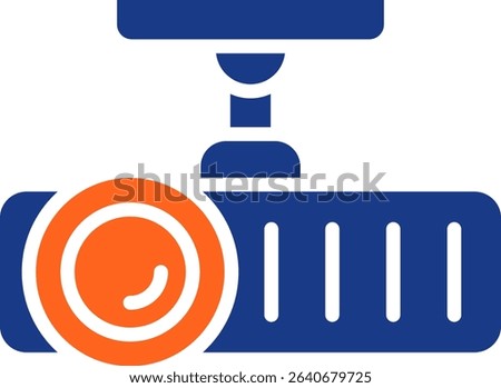 Projector Icon Fill Vector Illustration