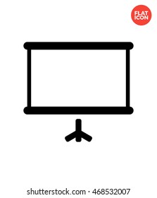 Projector Icon Flat Style Isolated Vector Illustration