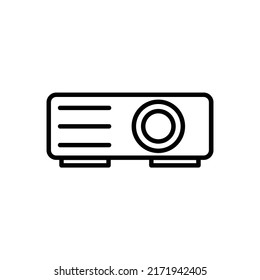 projector icon flat style trendy stylist simple