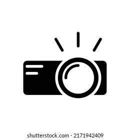 projector icon flat style trendy stylist simple