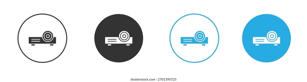 Projector icon. Graphic icon design template
