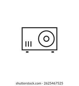 projector icon illustration element design