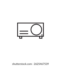 projector icon illustration element design
