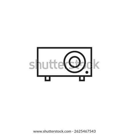 projector icon illustration element design
