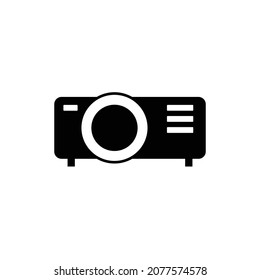 projector icon isolated on a white background