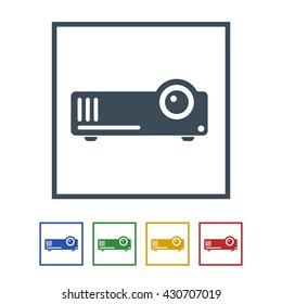 Projector Icon Isolated on White Background.vector illustration icon