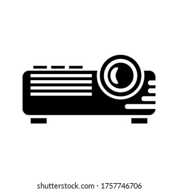 projector  icon or logo isolated sign symbol vector illustration - high quality black style vector icons
