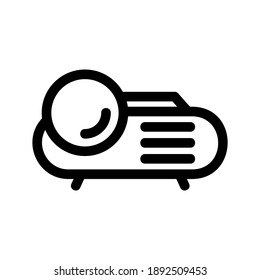 Projector icon or logo isolated sign symbol vector illustration - high quality black style vector icons
