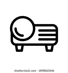 projector icon or logo isolated sign symbol vector illustration - high quality black style vector icons
