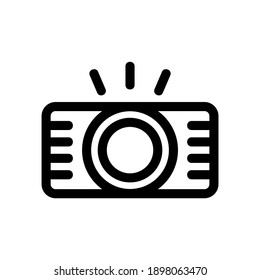 projector icon or logo isolated sign symbol vector illustration - high quality black style vector icons
