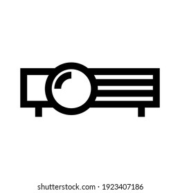 projector icon or logo isolated sign symbol vector illustration - high quality black style vector icons
