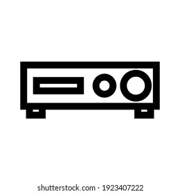 projector icon or logo isolated sign symbol vector illustration - high quality black style vector icons
