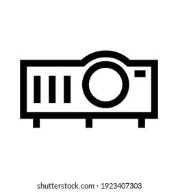projector icon or logo isolated sign symbol vector illustration - high quality black style vector icons
