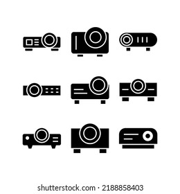 projector icon or logo isolated sign symbol vector illustration - Collection of high quality black style vector icons

