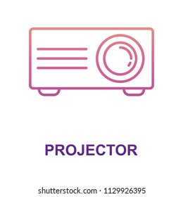 projector icon in Nolan style