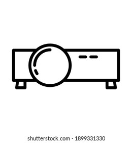 projector icon on white background in EPS format