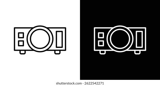 Projector icon outline. linear style for apps