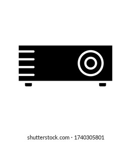 projector icon with outline style for your design