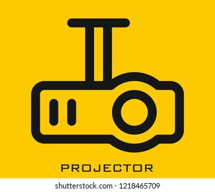 Projector icon signs