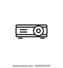 projector icon. projector Symbol sign for mobile concept and web design. Vector icon, Logo illustration, Vector graphics