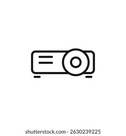 projector icon. projector Symbol sign for mobile concept and web design. Vector icon, Logo illustration, Vector graphics