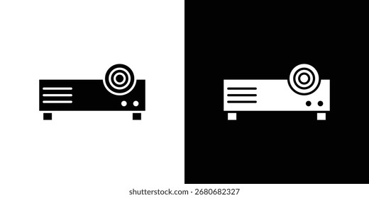 Projector icon symbol. simple design editable.