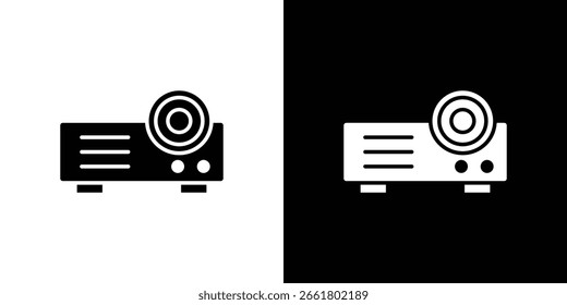Projector icon symbol. Vector icon in trendy flat design