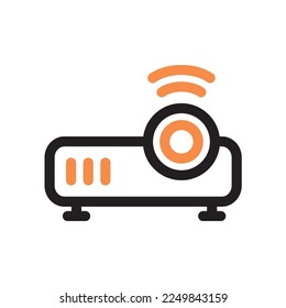 projector icon two tone color