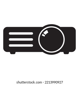 Projector icon. Vector design illustration.