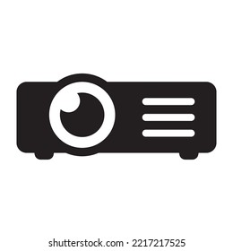 Projector icon. Vector design illustration.