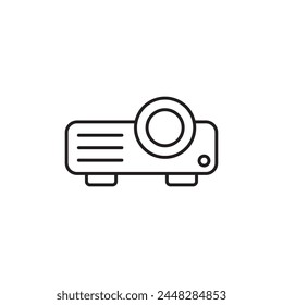 icono de proyector Vector educar signo