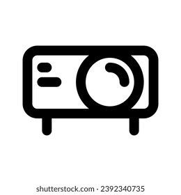 Projector Icon Vector. Flat design style. Can be used as a symbol in web design and mobile app