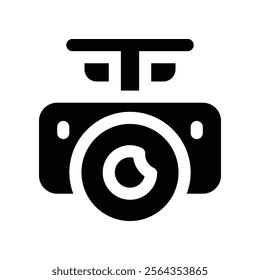 projector icon. vector glyph icon for your website, mobile, presentation, and logo design.