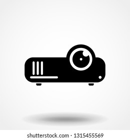 projector, icon, vector illustration eps10