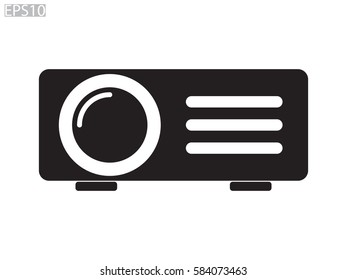 projector, icon, vector illustration eps10