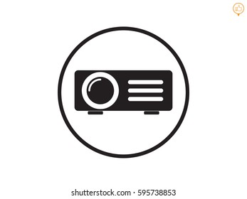 projector, icon, vector illustration eps10