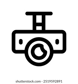 ícone de projetor. ícone de linha de vetor para o design de seu site, celular, apresentação e logotipo.