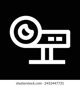 projector icon vector outline design