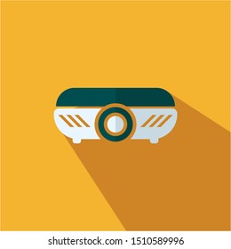 Projector icon vector - Presentation - movie - film - media projector sign