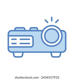 Projector icon vector stock illustration.