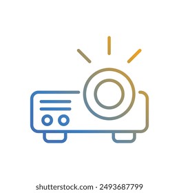 Projector icon vector stock illustration