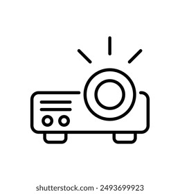 Projector icon vector stock illustration